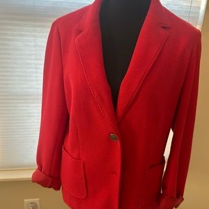 Talbot, Red Blazer in size 14.